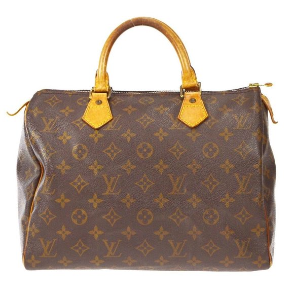 00102250# Louis Vuitton Satchel Bag Speedy 30 Monogram - Picture 1 of 10